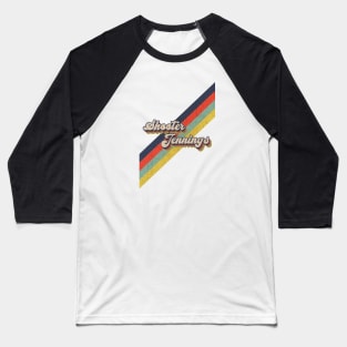 retro vintage color Shooter Jennings Baseball T-Shirt